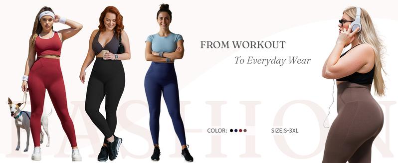 FeelinGirl Essentials High-Waisted Shaping Leggings Pants - Seamless 360° Stretch, Anti-Slip Silicone Waistband, Slimming Tummy Control, Black, Nylon Spandex Blend Springtok FeelinGirl Essentials High-Waisted Shaping Leggings Pants - Seamless 360° Stretch, Anti-Slip Silicone Waistband, Slimming Tummy Control, Black, Nylon Spandex Blend Springtok