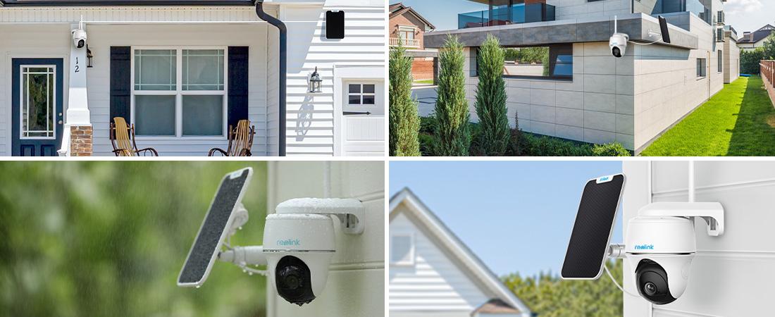 Reolink Argus PT with 3W Reolink Solar Panel 2K+ 5MP WIFI Outdoor Batttery Security Camera, Dual-Band WiFi, Smart Detection