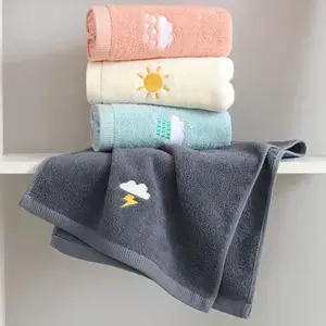 4 Pcs Bathroom Hand Towels Highly Absorbent Hand Towel Set, 14 x 29 inch Hand Towel Soft Cotton Towel, Hand Towels for Bath, Hand, Face, Gym and Spa hooks