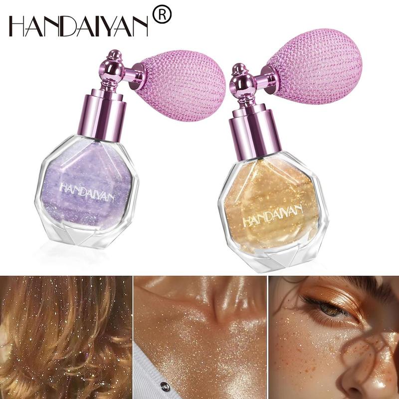 Highlighting Powder，Fairy Dust Highlighting Powder，Shimmering Highlighter Powder Spray，Shimmering Highlighter Powder Spray
