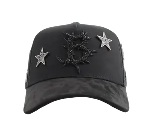 EL BARBAS HATS DARK NEBULA BLACK SNAPBACK HAT ONLY! BARDARKNEBULA