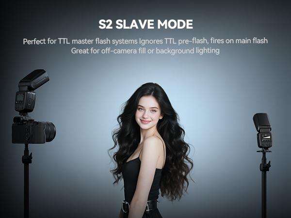 PHOTOOLEX FK300 Camera Flash Speedlite for Photography, GN33 Universal DSLR Flash with 270° Swivel & 90° Tilt Head, 8 Power Levels, 0.1–5s Recycle, M/S1/S2 Optical Slave, Portable Flash for Canon Nikon Sony Fujifilm Olympus Cameras