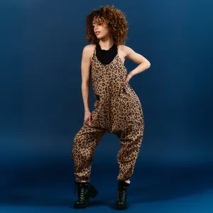 Women's Tank Romper - Leopard Women's Tank Romper - Leopard