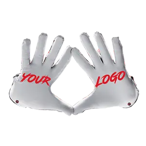 Custom - Football Gloves for Youth and Adult - Ultra Grip Wide Receiver Gloves - Superior Support and Protection - Adult and Youth Sizes