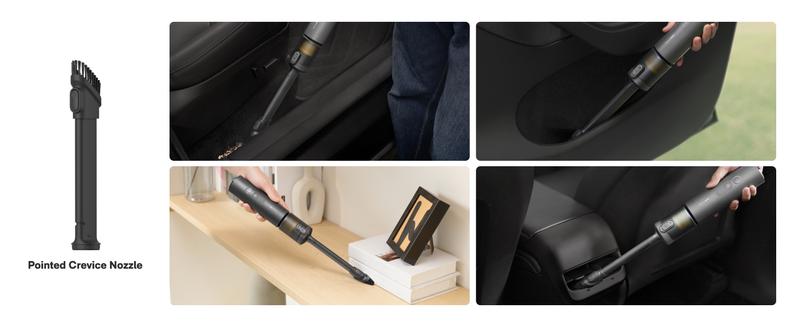 HOTO Cordless Handheld Car Vacuum Cleaner - 4-in-1 Portable Mini with 20000Pa Strong Suction & Electric Air Duster for Home, Office & Car Cleaning