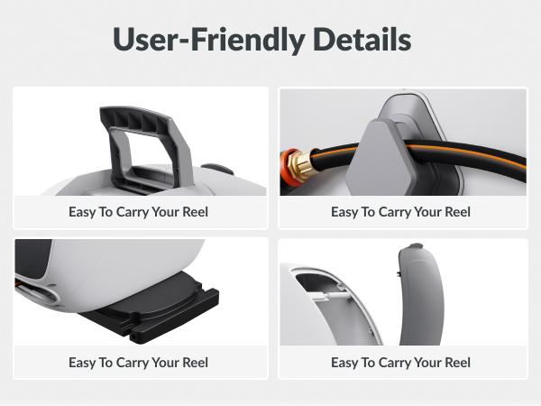 Giraffe Tools Ground-Mounted Retractable Hose Reel 1/2in 82ft for Home Garden Outdoor Quick Nozzle Change Versatile Use Durable Any Length Lock Stable Auto Rewind System Easy Watering For Anywhere Anytime Giraffe Tools Ground-Mounted Retractable Hose Reel 1/2in 82ft for Home Garden Outdoor Quick Nozzle Change Versatile Use Durable Any Length Lock Stable Auto Rewind System Easy Watering For Anywhere Anytime