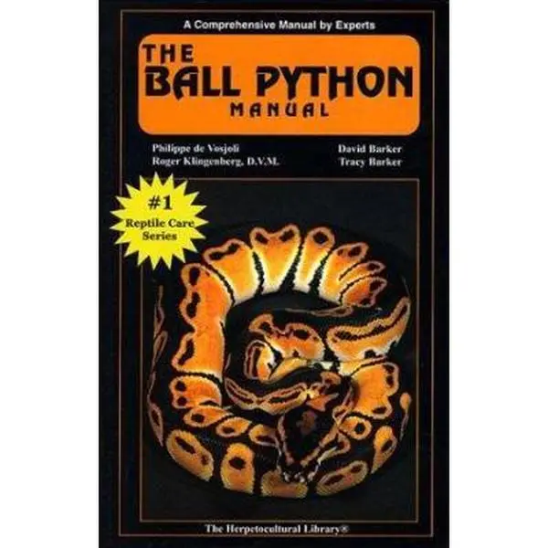 USED Book - Ball Python Manual (The Herpetocultural Library. Series 300) by Philippe De Vosjoli (Paperback) - english