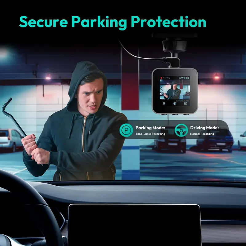 Dash cam accessories included