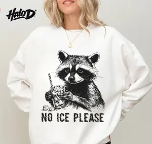 No ICE Please Raccoon Shirt – Sarcastic Animal Graphic, Unisex Casual Style