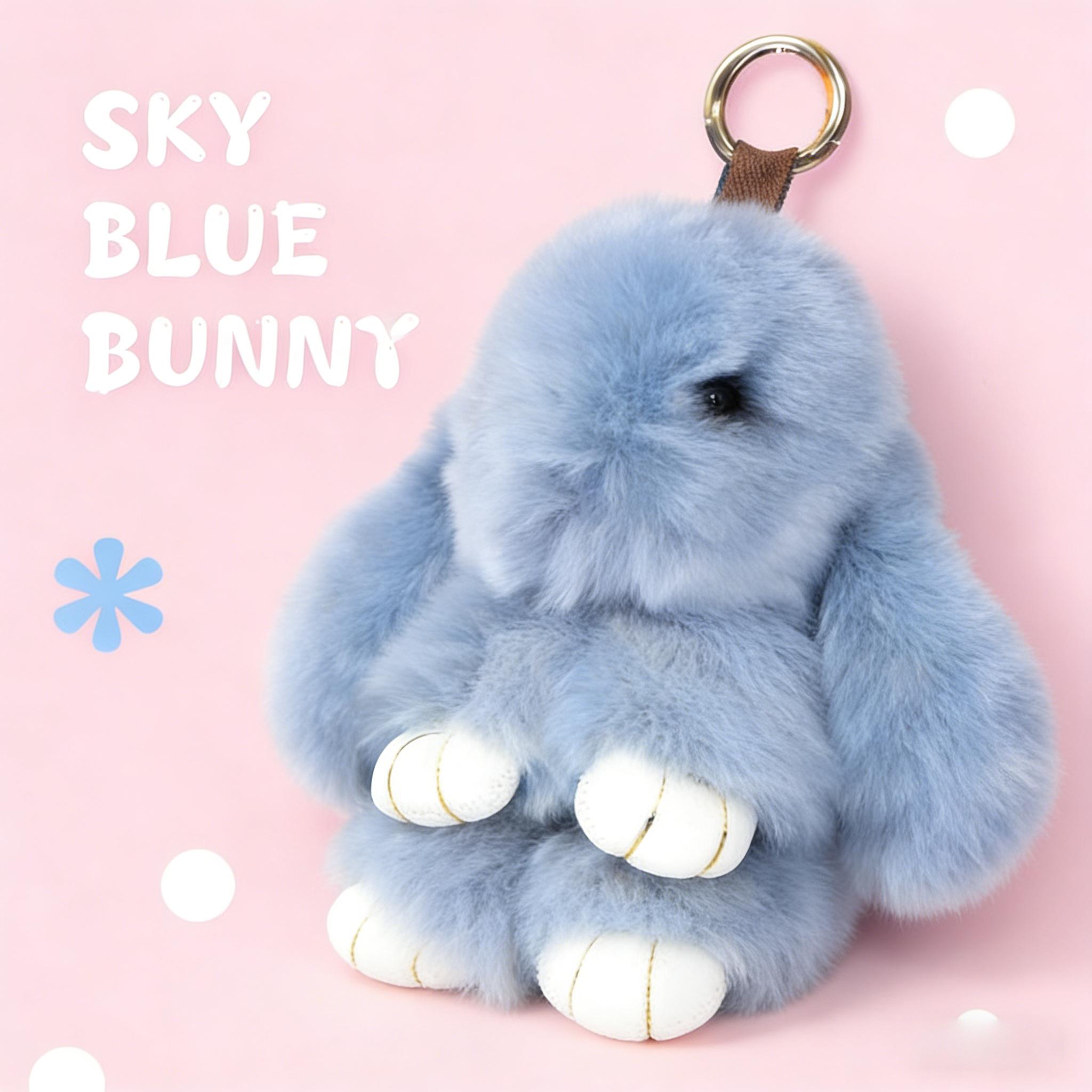 Other 2026 New Handmade Bunny Keychain - Pu Leather, Handmade