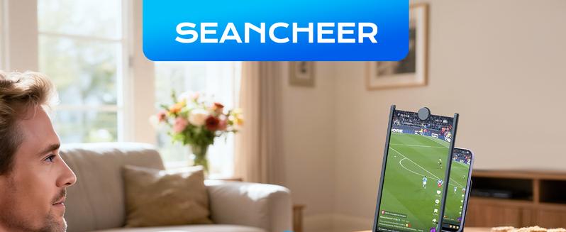 SEANCHEER WL868 5-in-1 Vertical Phone Screen Magnifier HD with Bluetooth Remote, 3D Portable Foldable Smartphone Stand for | TikTok | YouTube | FB | IG | Scrolling - Gift for Mom, Dad & Family Adjustable Cellphone