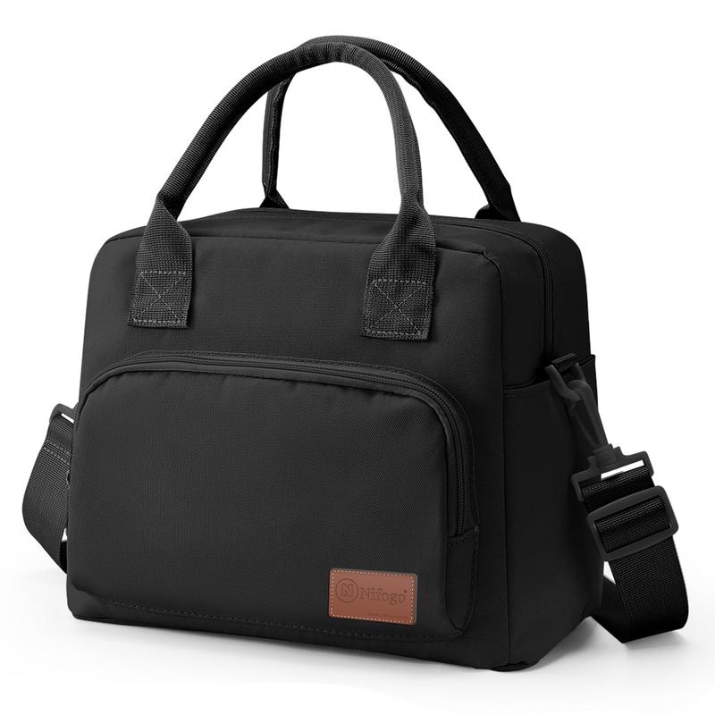 Nifogo Lunch Bag for Women Men - Large Insulated Reusable Cooler Tote, Water Resistant Portable for Work & Picnic Nifogo Lunch Bag for Women Men - Large Insulated Reusable Cooler Tote, Water Resistant Portable for Work & Picnic