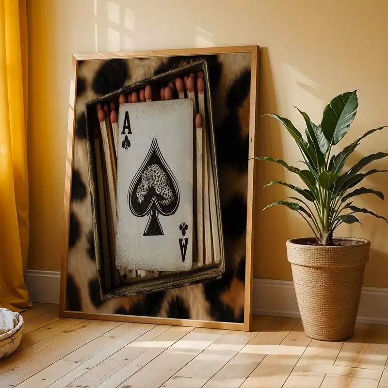 Wall Art, Poster, Stylish Playing Card Art Print