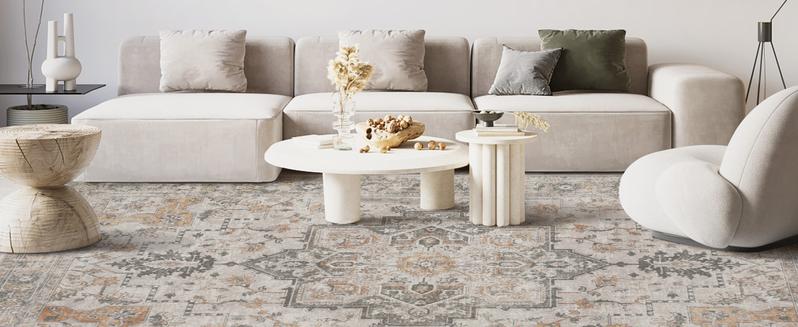 GENIMO Christmas Non Slip Area Rug for Living Room, Entryway, Bedroom, Kitchen and Corridor - Lightweight Mat, Machine Washable Low Pile Rugs