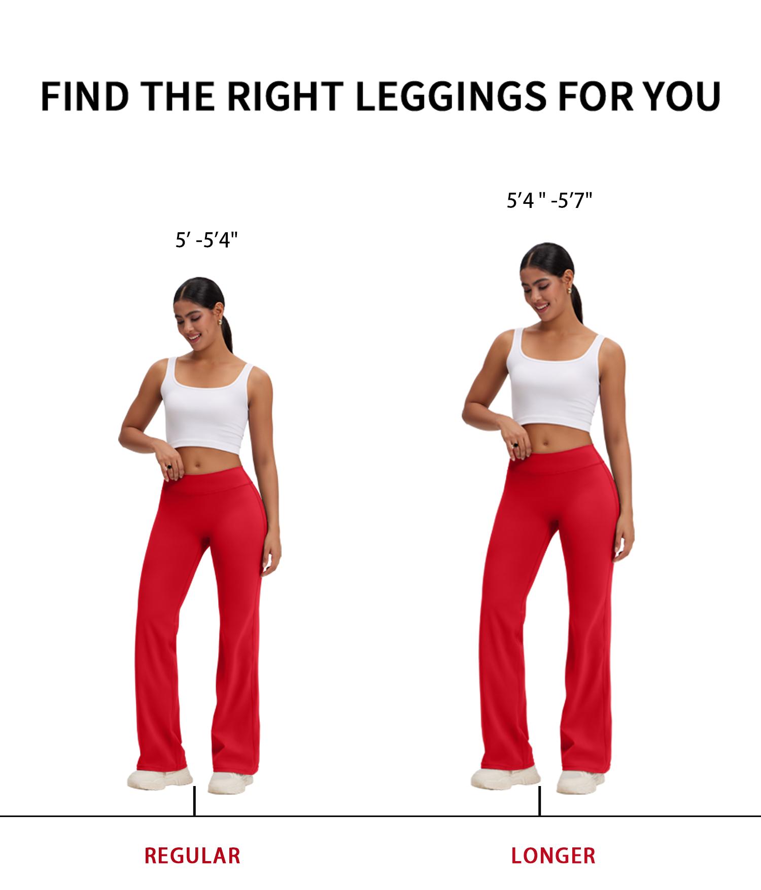 OYV Yoga Pants Women High Waist Stretch Casual Soft Straight Leg Bottoms