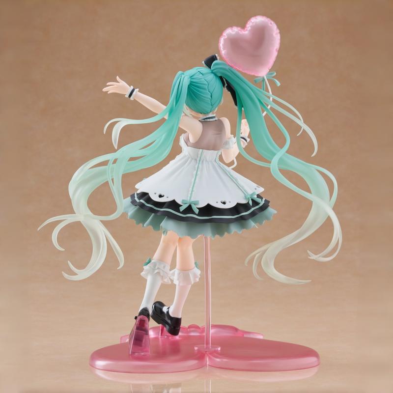 AMP+ Series Hatsune Miku 2025/2024 Birthday Party Ver. PVC Anime Figure Official Figurine Collectible Model Table Ornament Fan Collection Holiday & Birthday Gifts