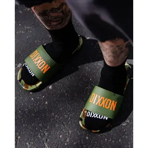 Delta Slides - Green Camo