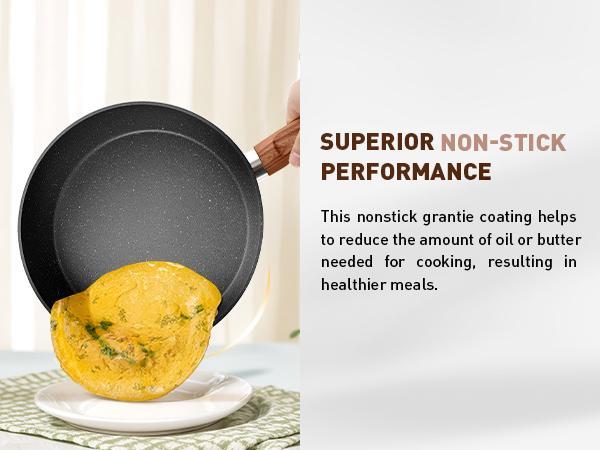 [Live] Cookware & Bakeware Set - 30 Piece Black Granite Cooking Pans Set, Non-Stick Pots and Pans Set，17 Piece green Cooking Pans Set