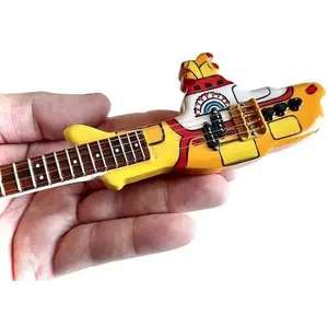 The Beatles - Yellow Submarine 10 Inch Miniature Bass Guitar Replica Collectible  [COLLECTIBLES] figurine/statue, Collectible
