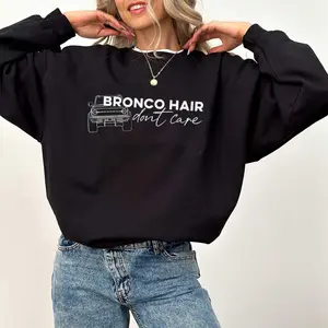 Bronco Hair Dont Care Shirt, Bronco Shirt, Bronco Tee, Womenswear