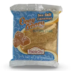 Prairie City Bakery Sea Salt Caramel Ooey Gooey Butter Cake, 1 Box, 10 Cakes