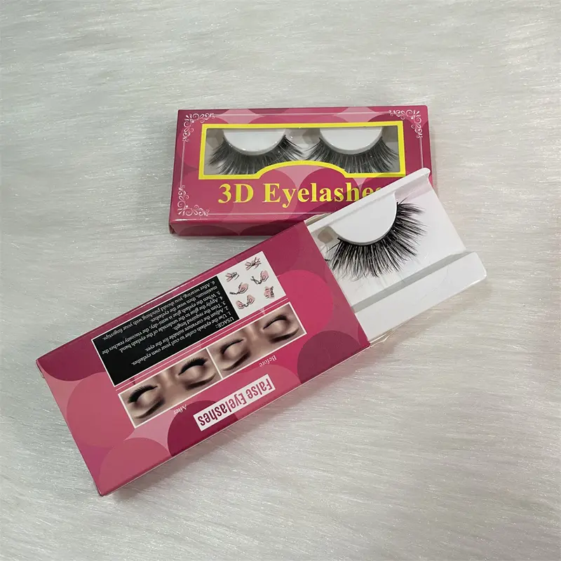 Rina Hair Natural Fluffy Eyelashes Makeup Cosmetic Eyelashes Extensions 1 Pair