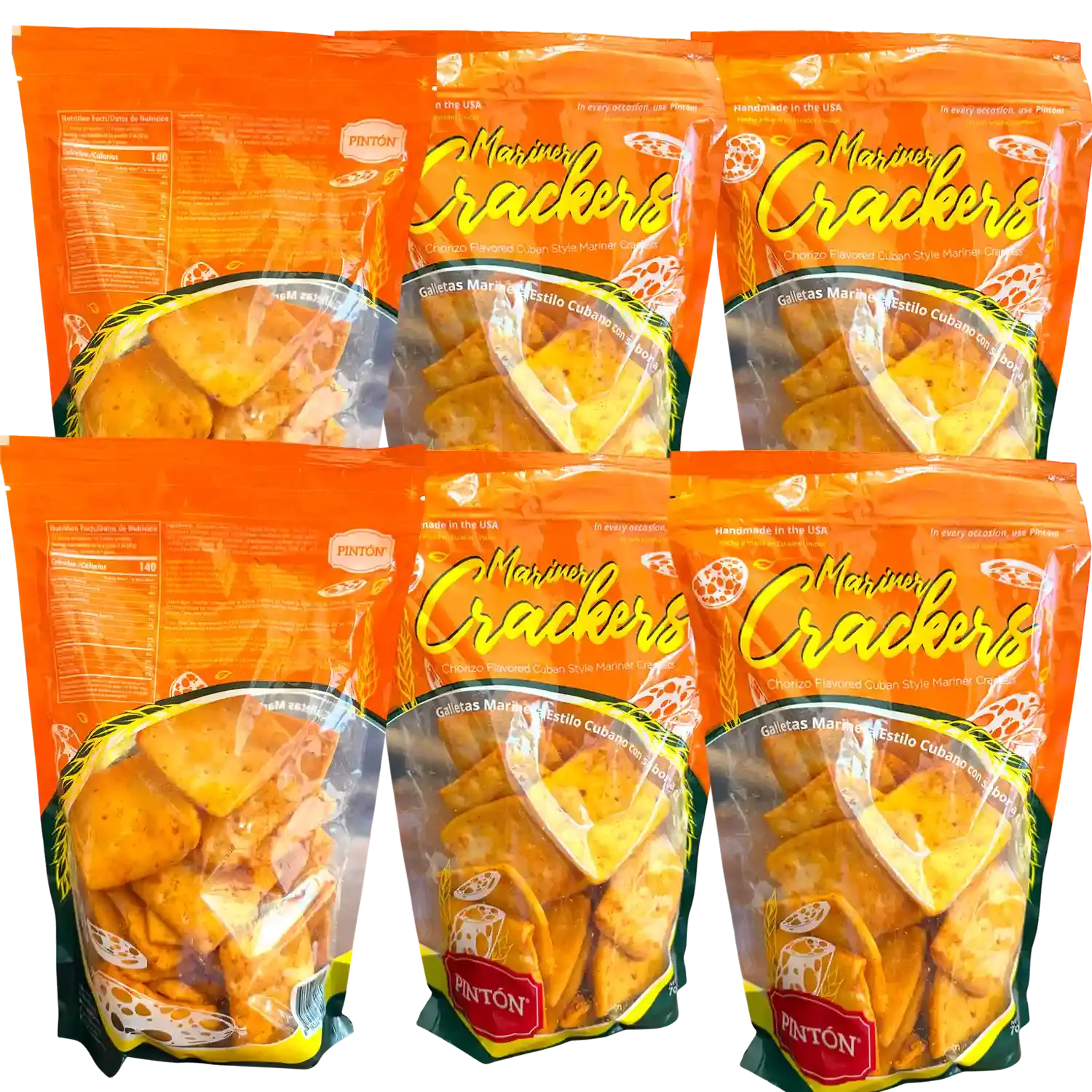 Pintón® Mariner Crackers – Chorizo Flavored | 7 oz