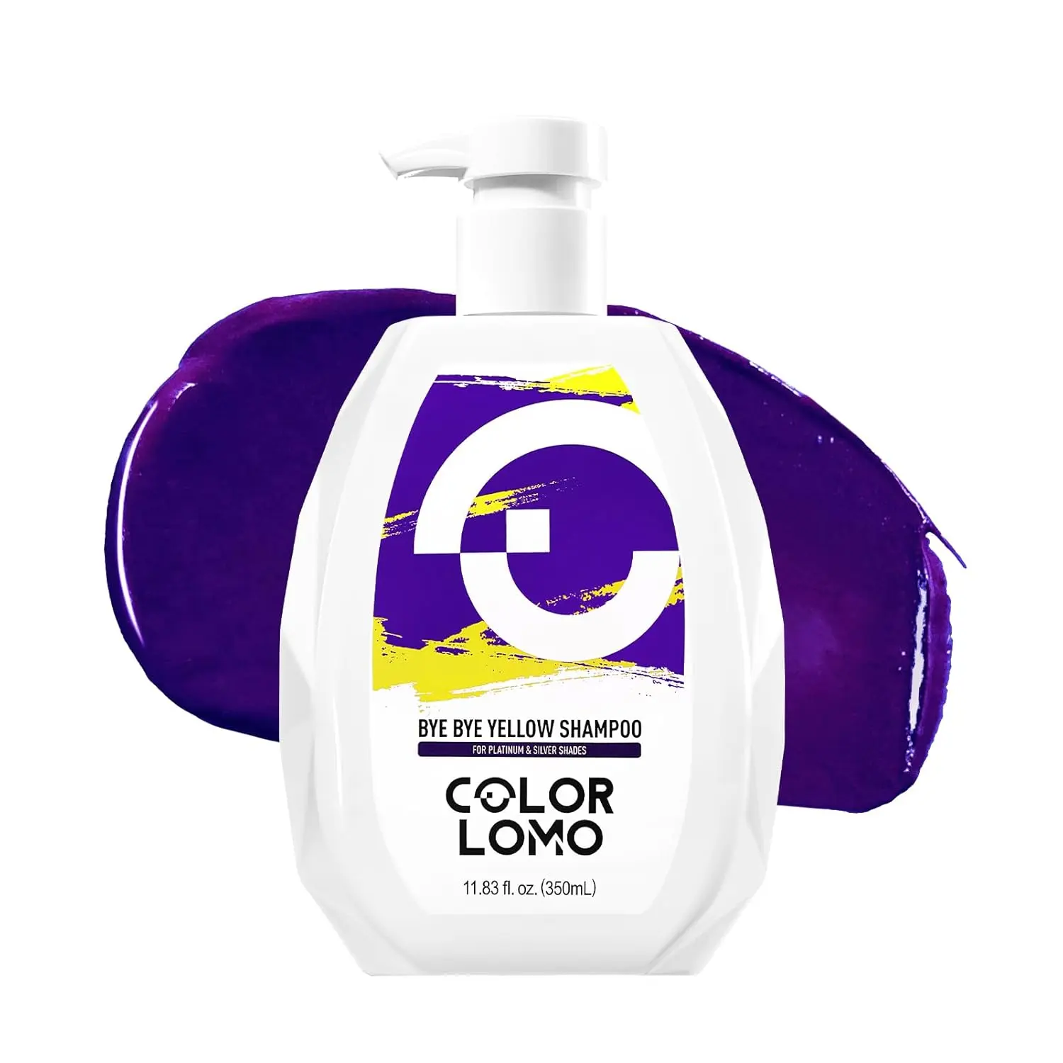COLORLOMO Purple Color Depositing Toning Cleansing Shampoo - Single Hair Care Product, Sulfate-Free Blonde Hair Care with HueSync Tech, Neutralizes Brassiness, Anti-Fade, 350ml, Cruelty-Free Liquid