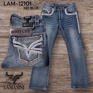 Pantalon Vaquero LAMASINI - Boot Cut - Jean