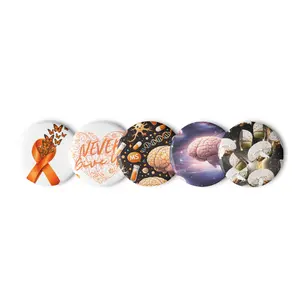 Multiple Sclerosis Support Set of pin buttons