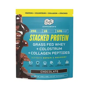 STACKED Grass Fed Whey + Colostrum + Collagen Chocolate