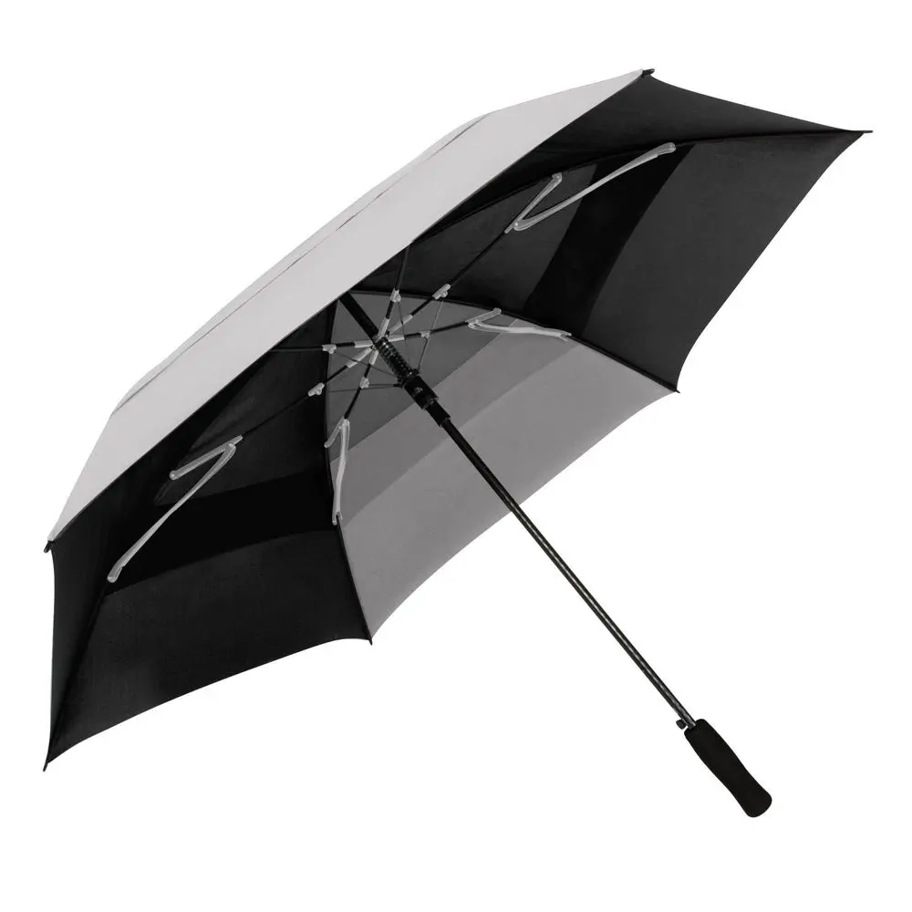 ShedRain Vortex 62 in Golf Umbrella: Solid Polyester Shell Plastic Handle Pongee Construction
