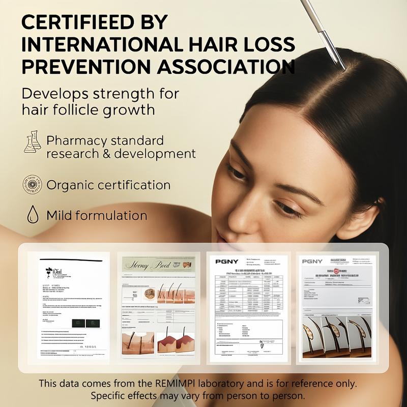 REMIMPI Long-Term Hair Care Set – 3 Anti Hair Loss Shampoos + 1 Growth Tonic | Herbal Strength & Regrowth System for Lasting Results (300ml x 3 + 50ml)