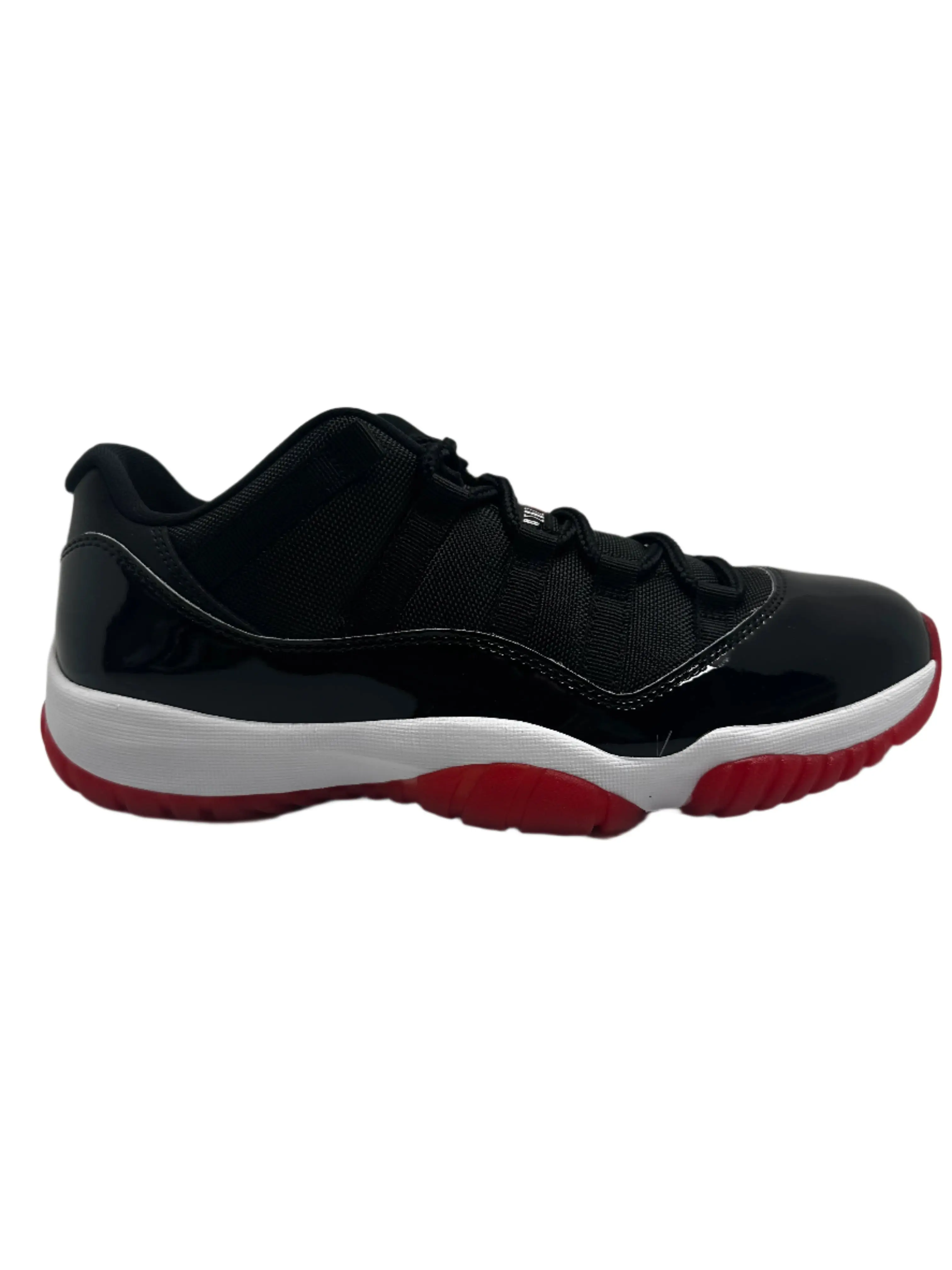 Jordan 11 Retro Low Bred (2025) - Black/Red/White