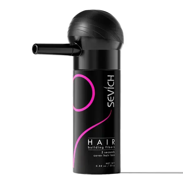 SEVICH Hair Thickening Fibers Set - Natural Plant-Based Haircare Formula, Seamless Blend, Full Coverage, Instant Thinning Area & Bald Spot Concealer, Professional Styling Powder for Summervibes