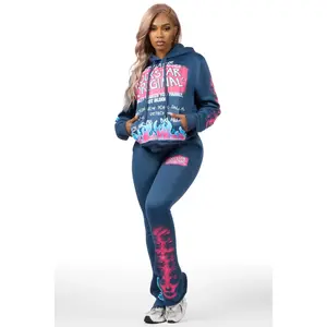 Marcey Navy Super Stacked Trackset