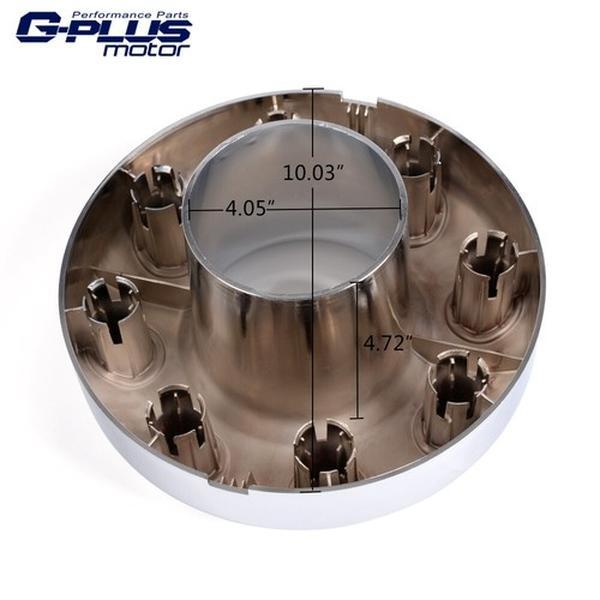 2PCS Front Wheel Chrome Center Hub Cap Fit For 05-18 Ford F350 Dually 4x4 Open