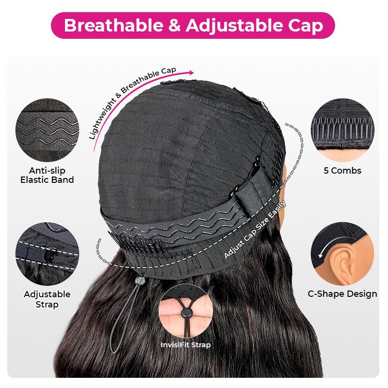 【Upgraded】ISEE HAIR Body Wave & Butterfly Cut Layer Human Hair U Part Wigs Real Scalp Beginner Friendly Natural Color For Women #Category Spotlight SpringStatements