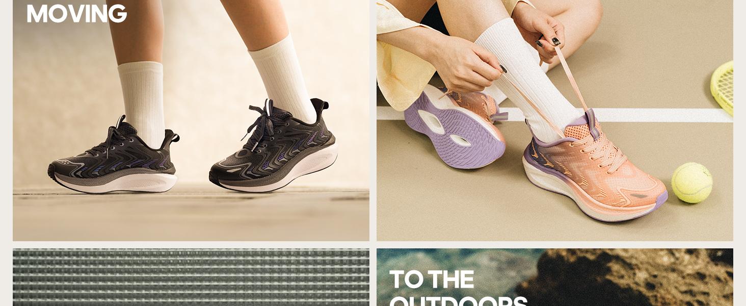 NORTIV 8 Women's Running Walking Tennis Shoes Comfortable Non-Slip FlyLife Breathable Athletic Workout Gym Cross Trainer Sports Sneakers