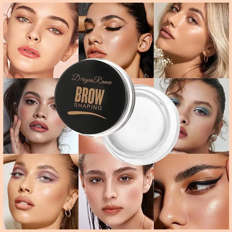 6 Color Wild Eyebrow Styling Cream Eyebrow Shaping Gel Soap Wax Clear Eyebrow Cream Tint Brow Lift With Brush