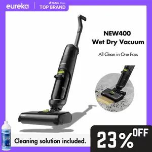 Eureka Cordless Wet Dry Hard Floor Cleaner, Self Cleaning, Smart Vacuum Mop for Multi-Surfaces, Perfect for Cleaning Sticky Messes, NEW400, Viral Cleaner Durable Household Items, 2 in 1 Vac Mop, Self-Propelled, Jumpstart Sale