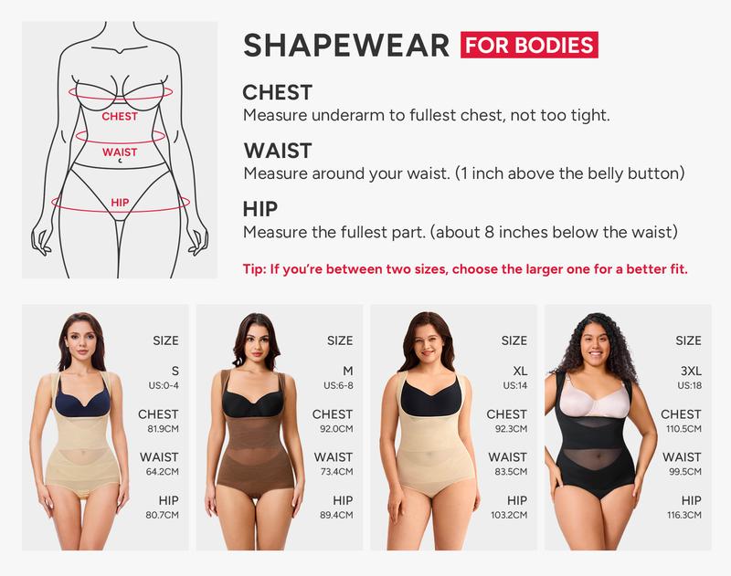 Nebility Shapewear Bodysuit | Mesh Breathable, Invisible Tummy Control | Women’s Everyday Comfortable Spandex TikTokShopBlackFriday Womenswear Basic Nebility Shapewear Bodysuit | Mesh Breathable, Invisible Tummy Control | Women’s Everyday Comfortable Spandex TikTokShopBlackFriday Womenswear Basic