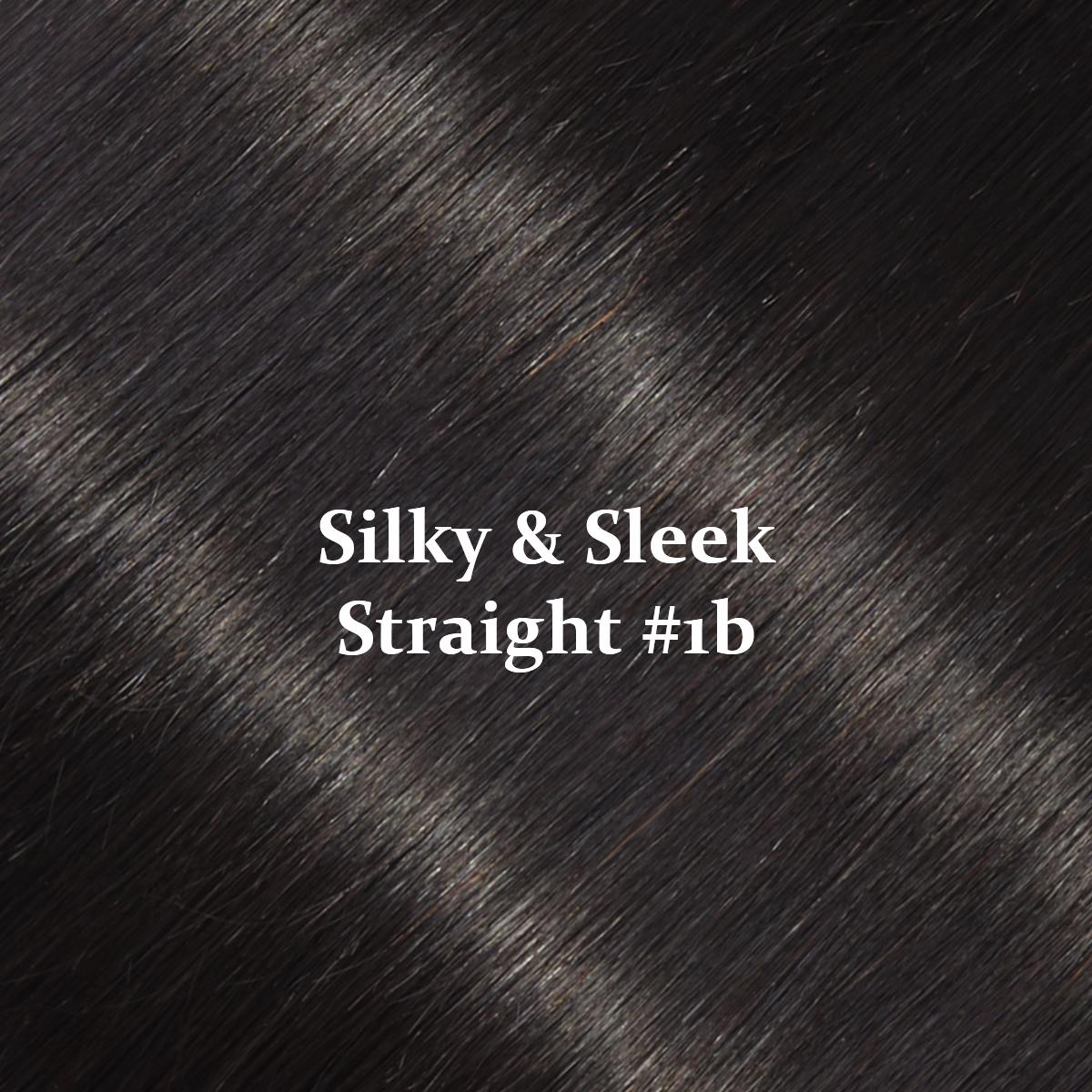 [Wequeen] Work-Ready Sleek 30 Inch Straight Hair Bundles 10A Grade Brazilian 12-36 Inch 100% Human Hair Natural Color Quick Weave Sew in/Glue in