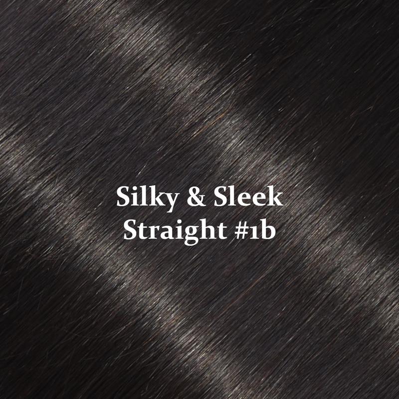 [Wequeen] Work-Ready Sleek 30 Inch Straight Hair Bundles 10A Grade Brazilian 12-36 Inch 100% Human Hair Natural Color Quick Weave Sew in/Glue in Valentine Gifts