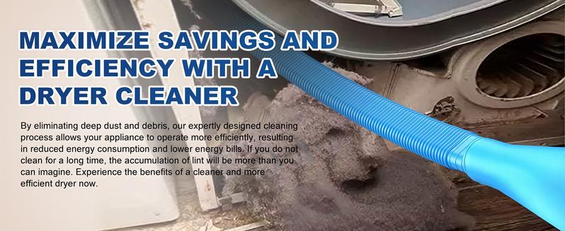 LMMAKE Dryer Vent Cleaner Kit with Flexible Lint Brush Vacuum Attachment for Efficient Deep Cleaning and Fire Prevention Fits Most Vacuums LMMAKE Dryer Vent Cleaner Kit with Flexible Lint Brush Vacuum Attachment for Efficient Deep Cleaning and Fire Prevention Fits Most Vacuums