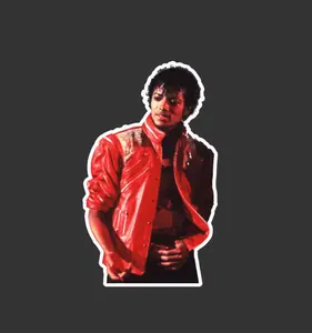 Michael Jackson Sticker, Michael Jackson, MJ, King of Pop, 80s, Laptop Stickers, Stickers, Pop Culture