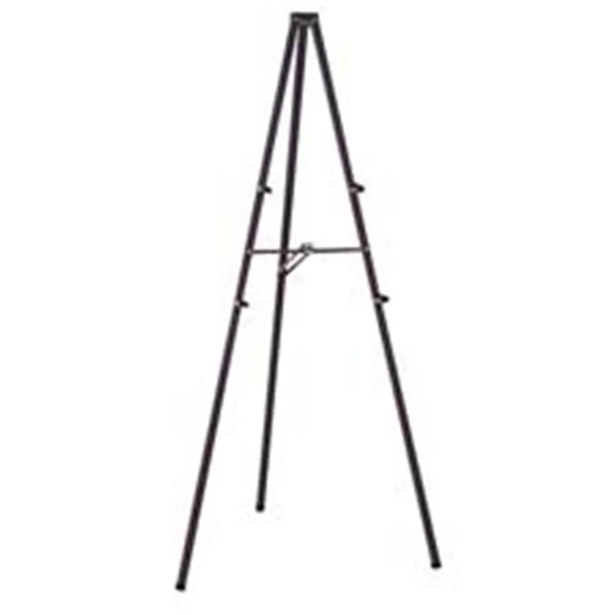 Quartet QRT21E Metal Tripod Easel - Foldable, Locking Legs, 72in Height, 1in Wide x 4in Deep, 8' x 4' Display Compatibility, Easy Storage, Bronze Finish, 1" Wide X 4" Deep X 72" High