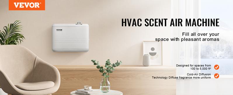 VEVOR Upgrade HVAC Scent Diffuser for Whole House, TikTokShopBlackFriday, 850ML Scent Air Machine with Cold Air Technology, Waterless Essential Oil Diffuser, Cover Up to 5000 Sq.Ft for Large Room, Hotel, Spa, Office VEVOR Upgrade HVAC Scent Diffuser for Whole House, TikTokShopBlackFriday, 850ML Scent Air Machine with Cold Air Technology, Waterless Essential Oil Diffuser, Cover Up to 5000 Sq.Ft for Large Room, Hotel, Spa, Office