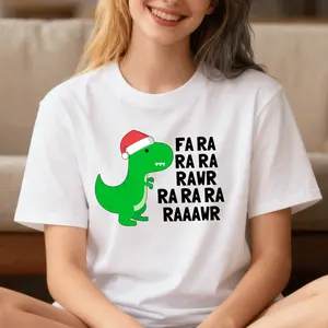 Teachersgram  Fa Ra Ra Rawr  Dinosaur Funny Print T-Shirt  100% Cotton | Sweat‑Absorbing | No‑Itch Tag | Unisex Valentine Gift for Teachers | Multi‑Color S–5XL | Limited‑Time Sale