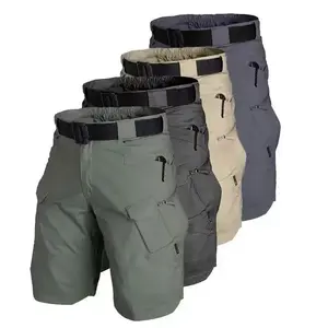 1 Pack Men's Waterproof Tactical Cargo Shorts: Lightweight, Quick-Drying, Multi-Pocket Design for Daily Comfort